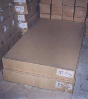 Упаковка листов фильтрующего материала ФПП 15