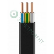 Силовой кабель ВВГП нг(А) 3х1.5 0,66 кВ ок (N, PE)